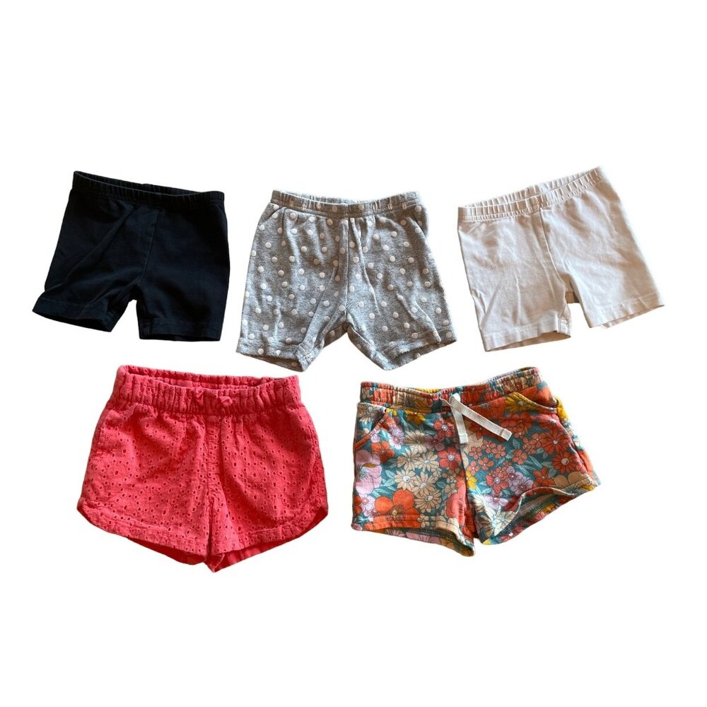 2T Carter’s and Cat & Jack Summer Tumble Shorts Bundle